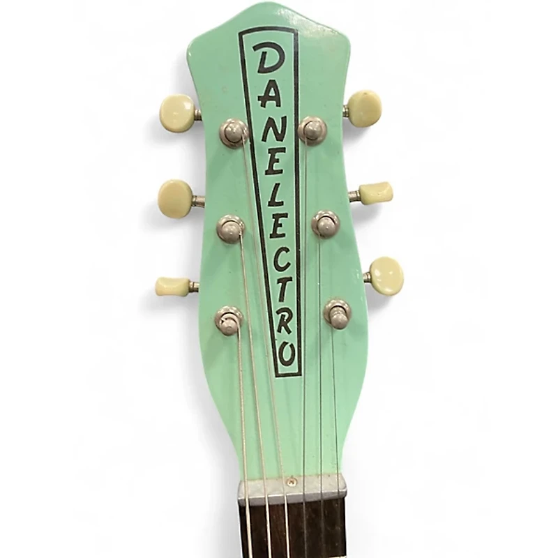Used Danelectro 57  SEAFOAM GREEN Solid Body Electric Guitar