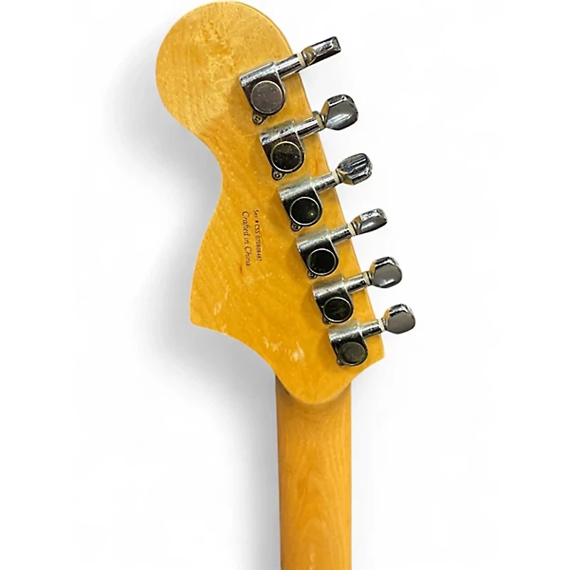 Used Fender Starcaster Black Hollow Body Electric Guitar