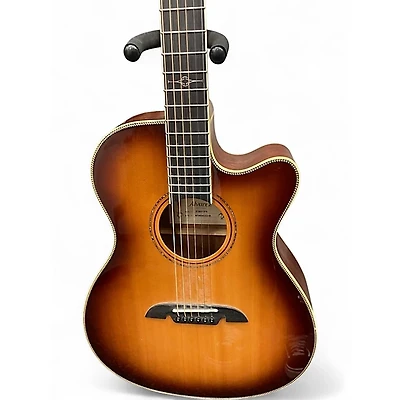 Used Alvarez AFH600CE Tobacco Sunburst Acoustic Electric Guitar