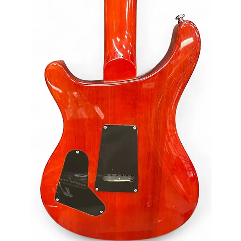 Used PRS SE Custom 24 Amber Solid Body Electric Guitar