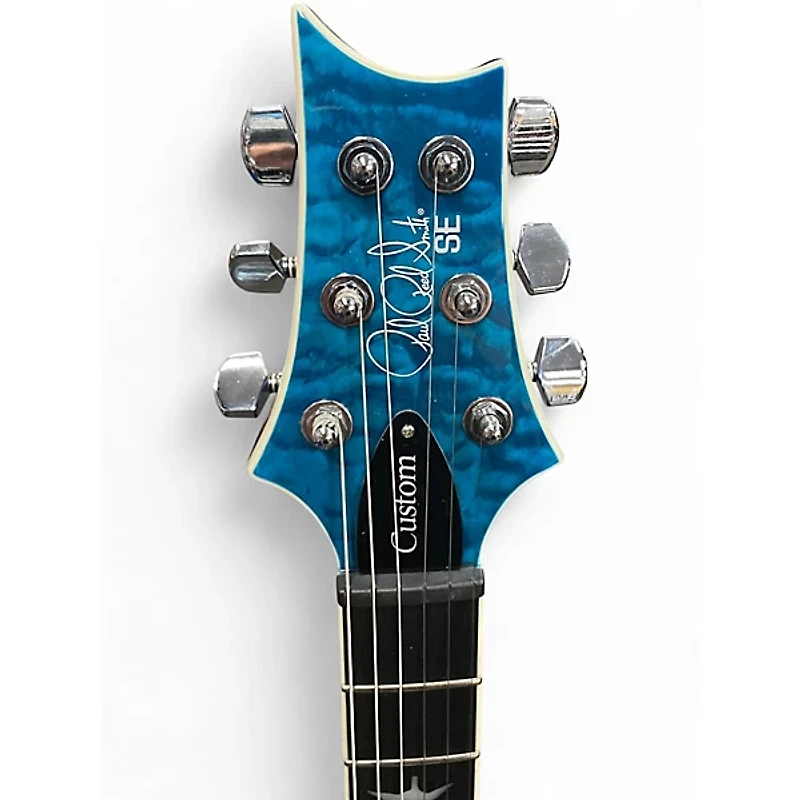 Used PRS se custom 24 08 lake blue Solid Body Electric Guitar