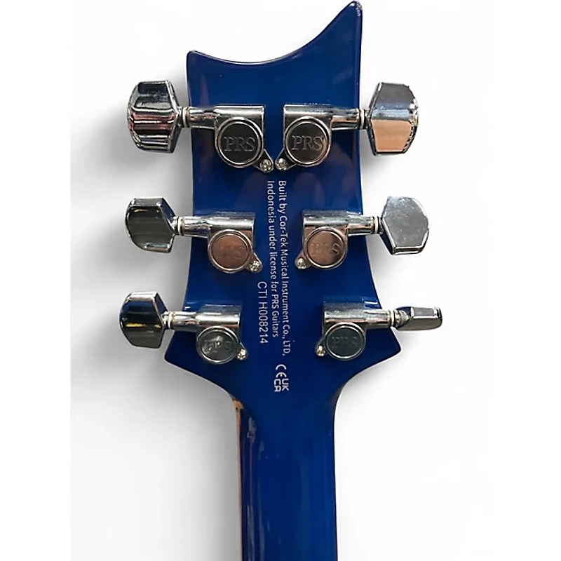 Used PRS se custom 24 08 lake blue Solid Body Electric Guitar