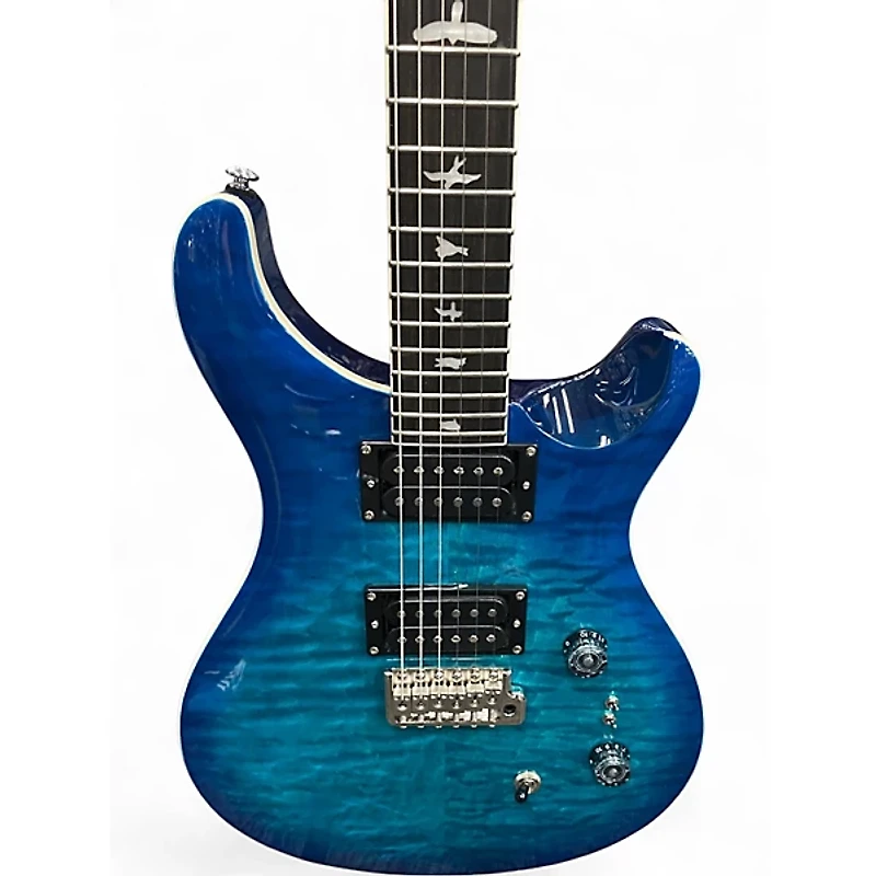 Used PRS se custom 24 08 lake blue Solid Body Electric Guitar
