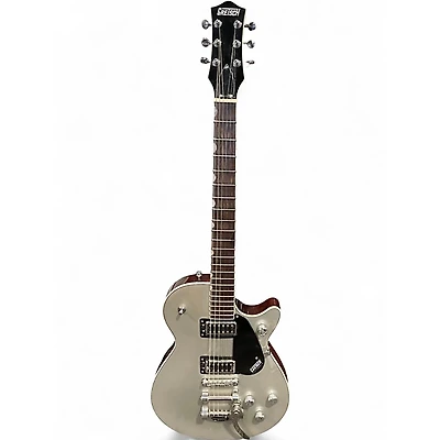Used Gretsch Guitars G5230T Silver Sparkle Solid Body Electric Guitar