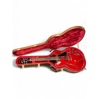 Used Gibson ES355 Cherry Hollow Body Electric Guitar