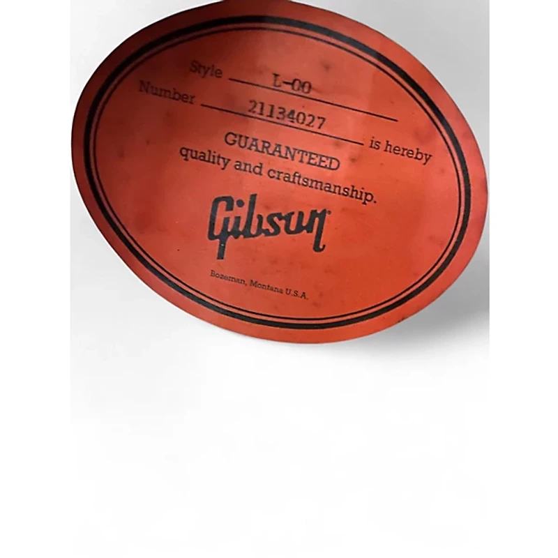 Used Gibson L-00 Standard 2 Tone Sunburst Acoustic Electric Guitar