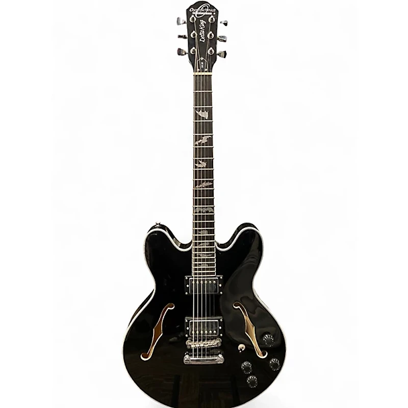 Used Oscar Schmidt OE30 BLACK Hollow Body Electric Guitar