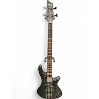 Used Schecter Guitar Research stealth Black Electric Bass Guitar