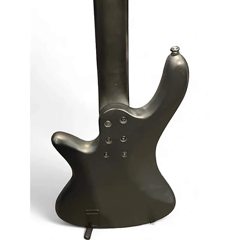 Used Schecter Guitar Research stealth Black Electric Bass Guitar