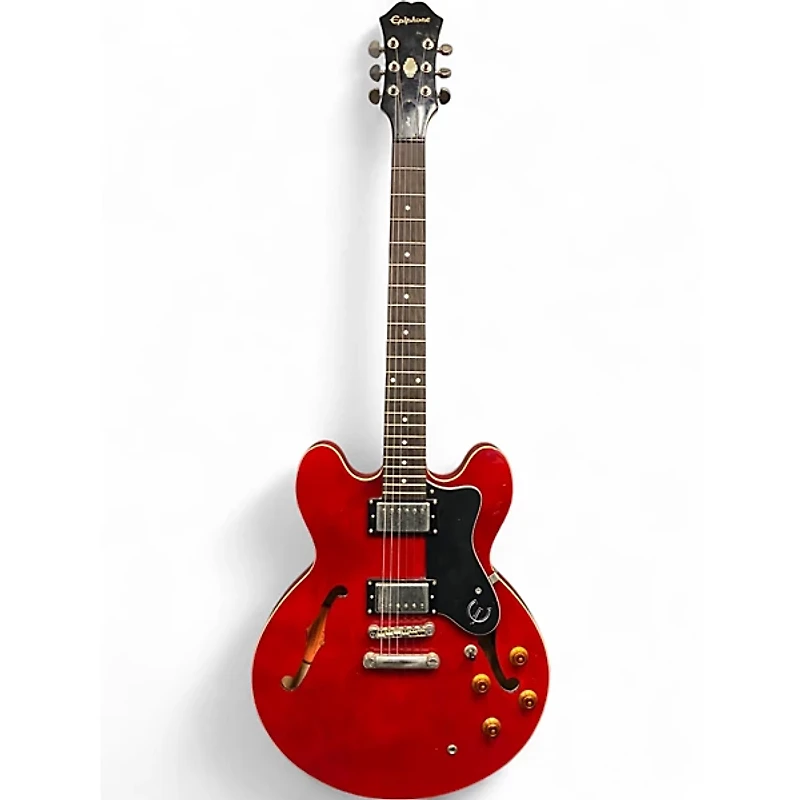 Used Epiphone Dot Cherry Hollow Body Electric Guitar