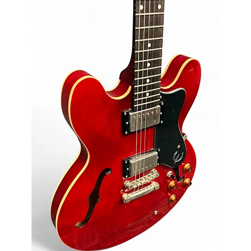 Used Epiphone Dot Cherry Hollow Body Electric Guitar