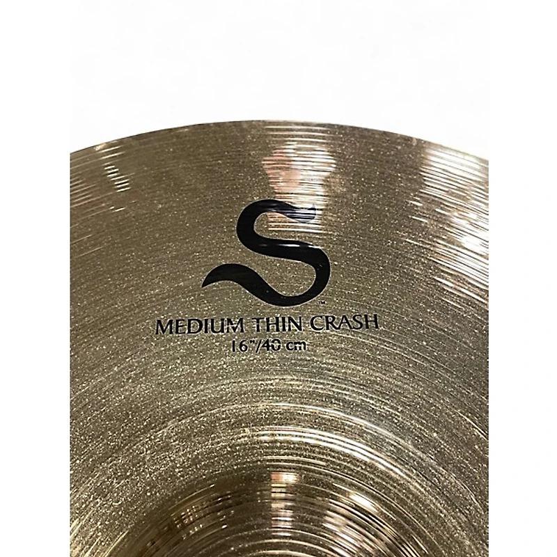 Used Zildjian 16in S Family Medium Thin Crash Cymbal