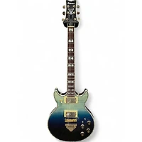 Used Ibanez AR420 Artist Series Transparent Blue Gradation Solid Body Electric Guitar