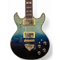Used Ibanez AR420 Artist Series Transparent Blue Gradation Solid Body Electric Guitar