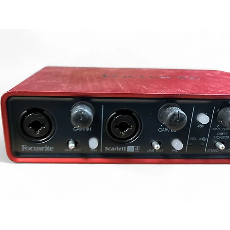 Used Focusrite Scarlett 2i4 Audio Interface