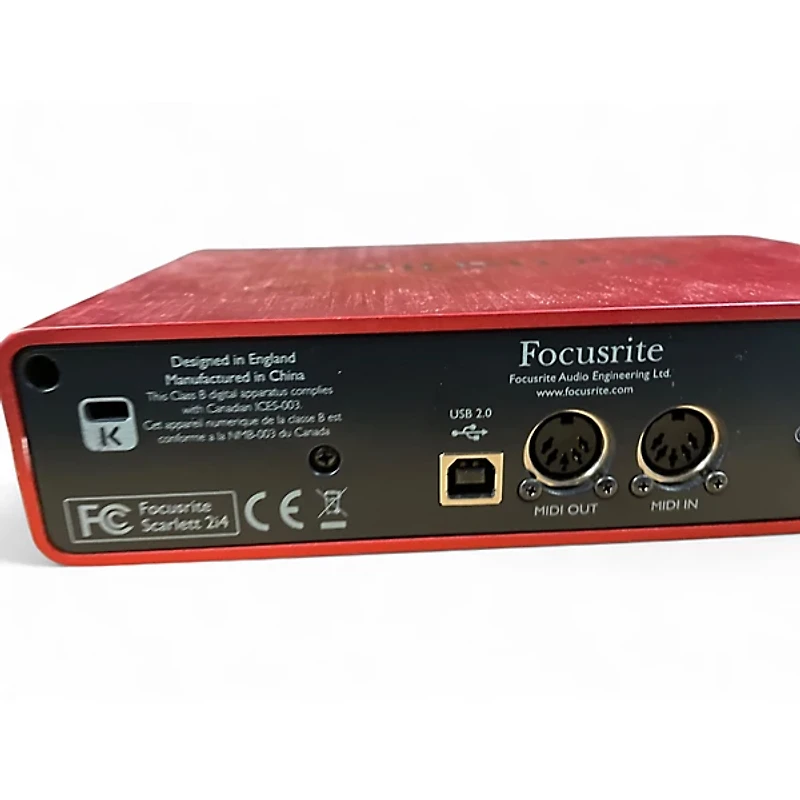 Used Focusrite Scarlett 2i4 Audio Interface