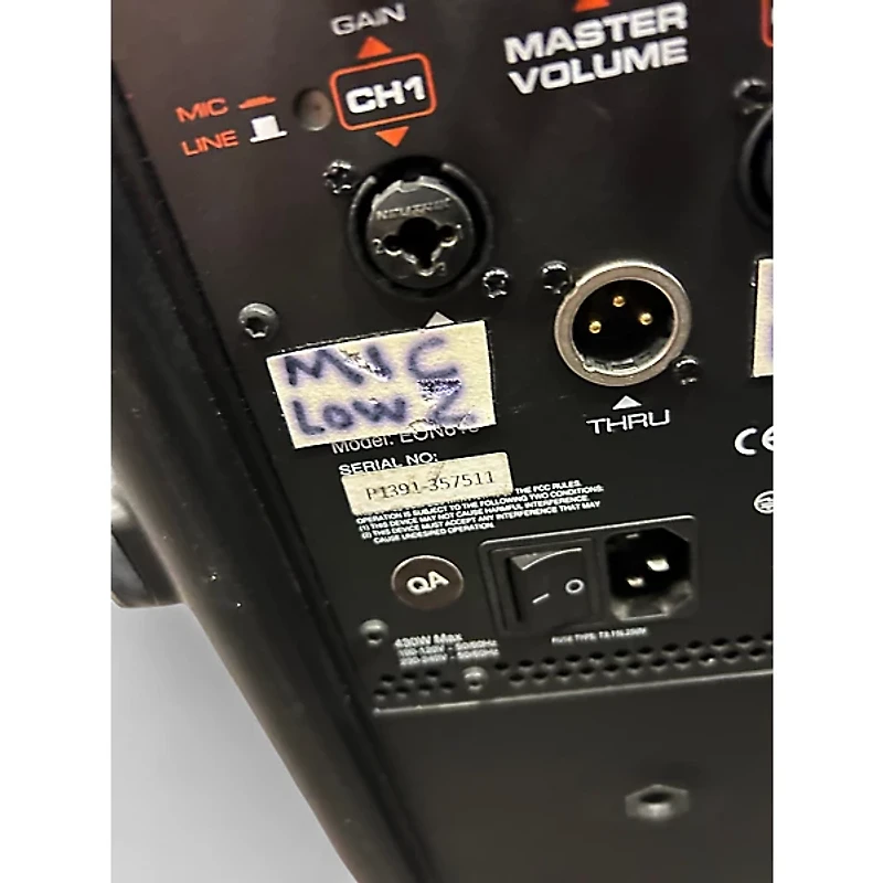 Used JBL EON615 Powered Speaker