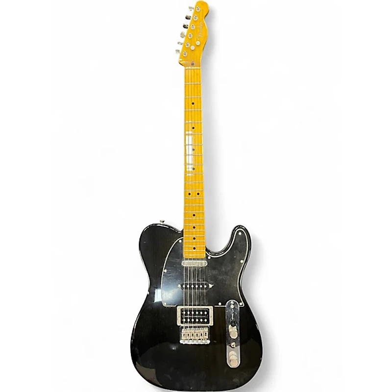 Used Fender Modern Player Telecaster Plus Trans Black Solid Body Electric Guitar