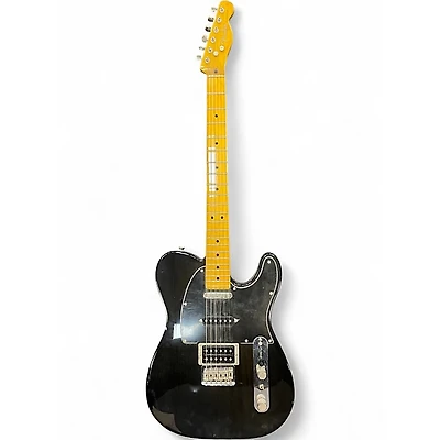 Used Fender Modern Player Telecaster Plus Trans Black Solid Body Electric Guitar