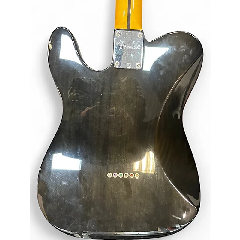 Used Fender Modern Player Telecaster Plus Trans Black Solid Body Electric Guitar