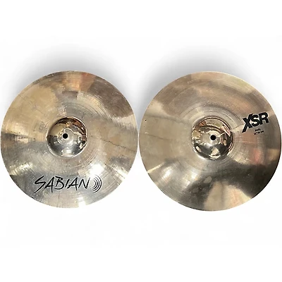 Used SABIAN 14in XSR Hi Hats Cymbal