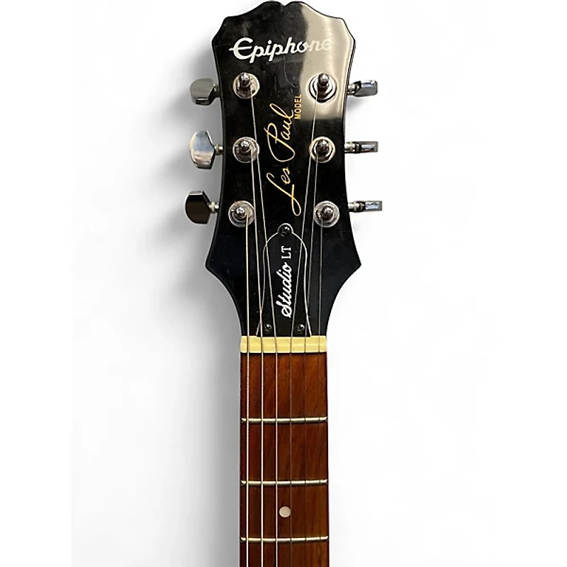 Used Epiphone Les Paul Studio Black Solid Body Electric Guitar