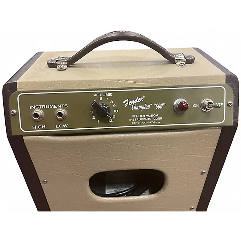 Used Fender Champion 600 5W 1X6 Tube Guitar Combo Amp