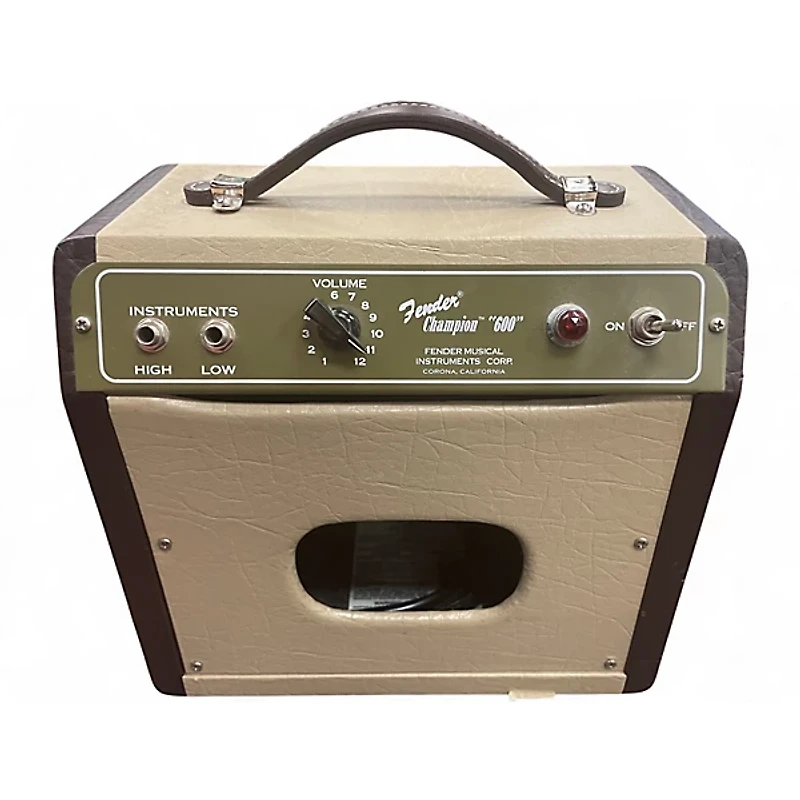 Used Fender Champion 600 5W 1X6 Tube Guitar Combo Amp