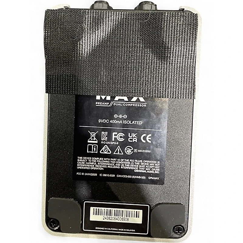 Used Universal Audio MAX PREAMP DUAL COMPRESSOR Effect Pedal