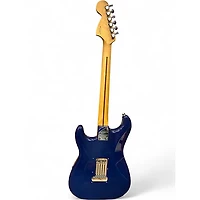 Used Fender Deluxe Stratocaster Sapphire Blue Trans Solid Body Electric Guitar