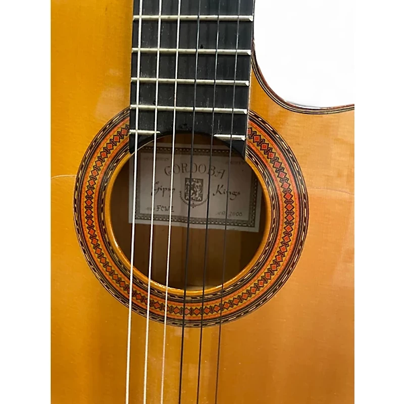 Used Cordoba FCWE Reissue Gypsy King Natural Classical Acoustic Electric Guitar