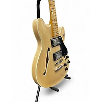 Used Squier Classic Vibe Starcaster Natural Hollow Body Electric Guitar