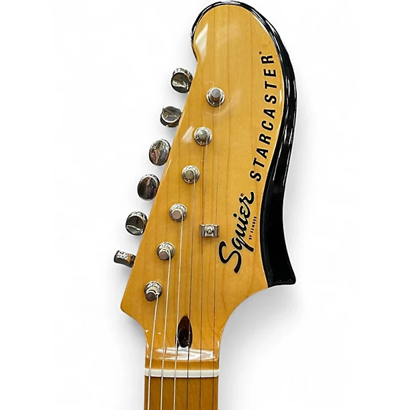 Used Squier Classic Vibe Starcaster Natural Hollow Body Electric Guitar