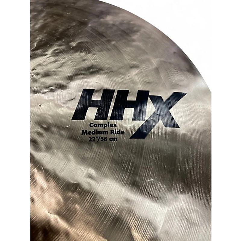 Used SABIAN 22in HHX COMPLEX MEDIUM RIDE Cymbal