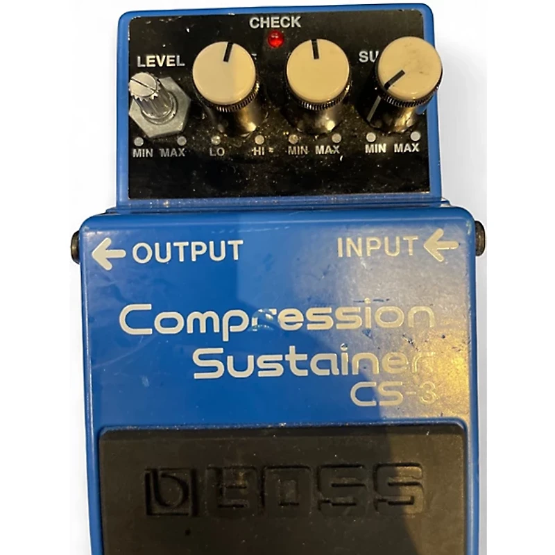 Used BOSS CS3 Compressor Sustainer Effect Pedal