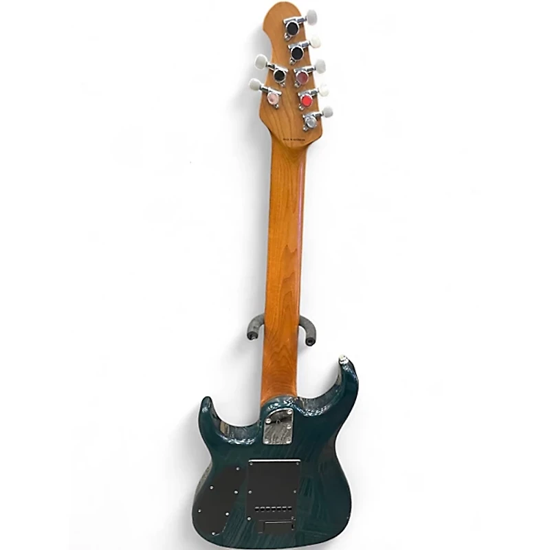 Used Sterling by Music Man John Petrucci JP157 7 String Emerald Green Solid Body Electric Guitar