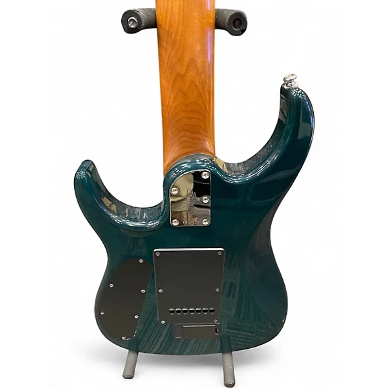 Used Sterling by Music Man John Petrucci JP157 7 String Emerald Green Solid Body Electric Guitar