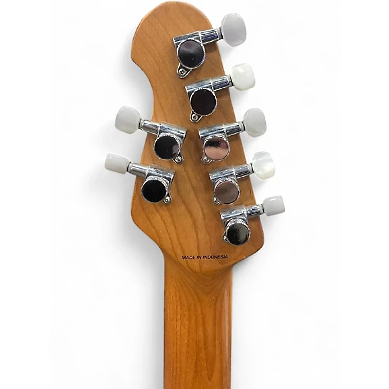 Used Sterling by Music Man John Petrucci JP157 7 String Emerald Green Solid Body Electric Guitar