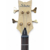 Used Schecter Guitar Research C4 Custom Natural Electric Bass Guitar
