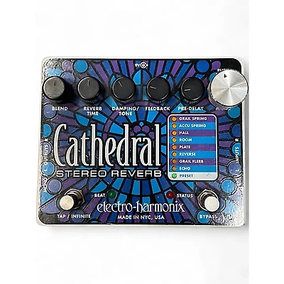 Used Electro-Harmonix Cathedral Stereo Reverb Effect Pedal