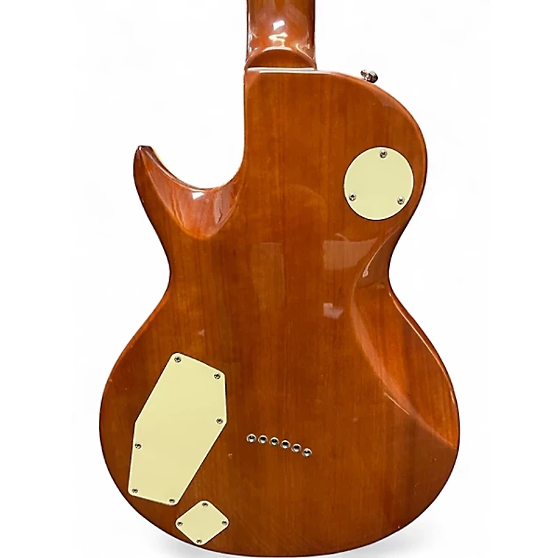 Used Mitchell ms450 Trans Crimson Red Solid Body Electric Guitar