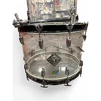 Used Ludwig 4 Piece Vistalite Clear Drum Kit