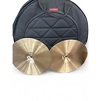 Used Zildjian 14in K Custom Hybrid Hi Hat Pair Cymbal