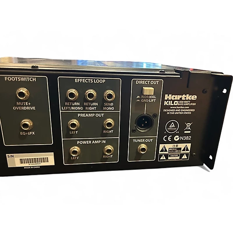 Used Hartke HAK100 Kilo 1000W Tube Bass Amp Head