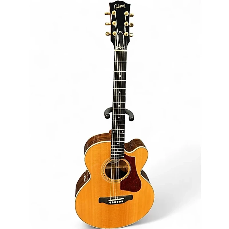 Used Gibson Parlor Rosewood AG Natural Acoustic Electric Guitar