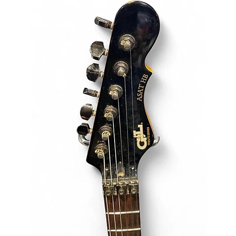 Used G&L ASAT Deluxe Black Solid Body Electric Guitar