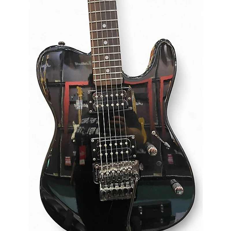 Used G&L ASAT Deluxe Black Solid Body Electric Guitar