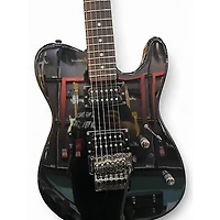 Used G&L ASAT Deluxe Black Solid Body Electric Guitar