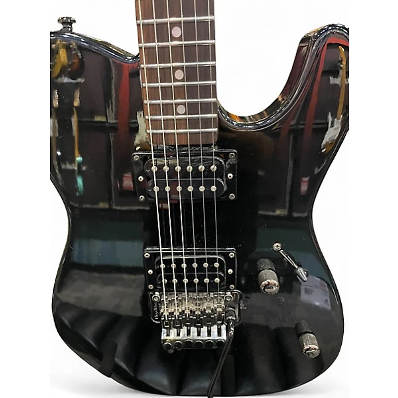 Used G&L ASAT Deluxe Black Solid Body Electric Guitar