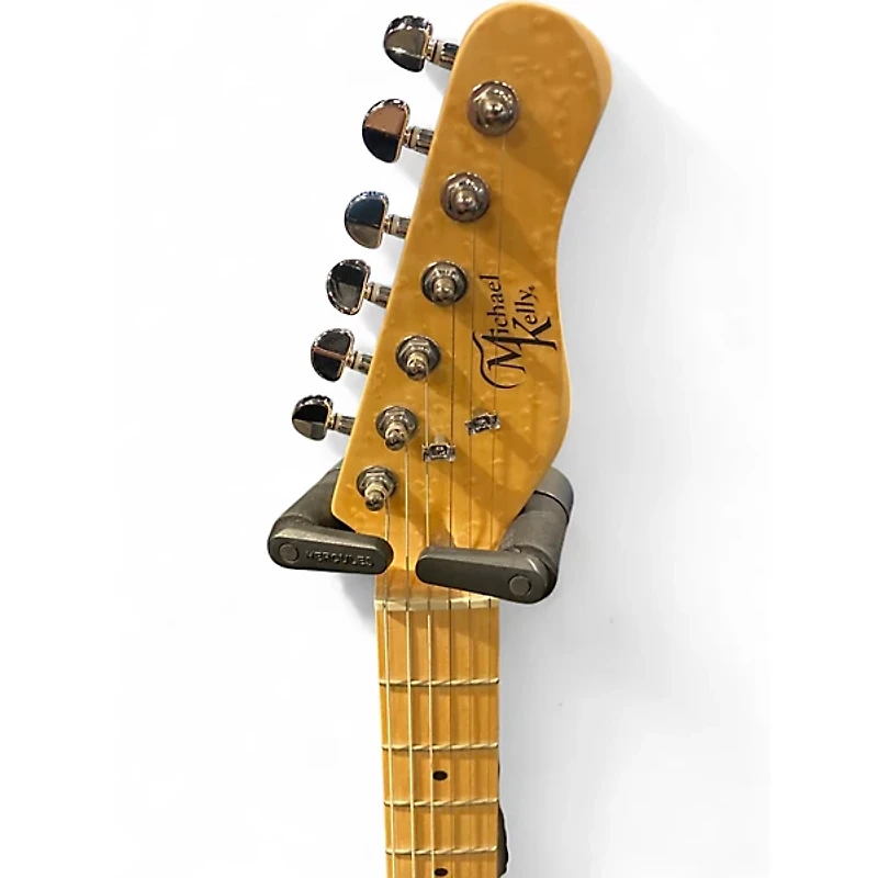 Used Michael Kelly Triple 50 Black Solid Body Electric Guitar